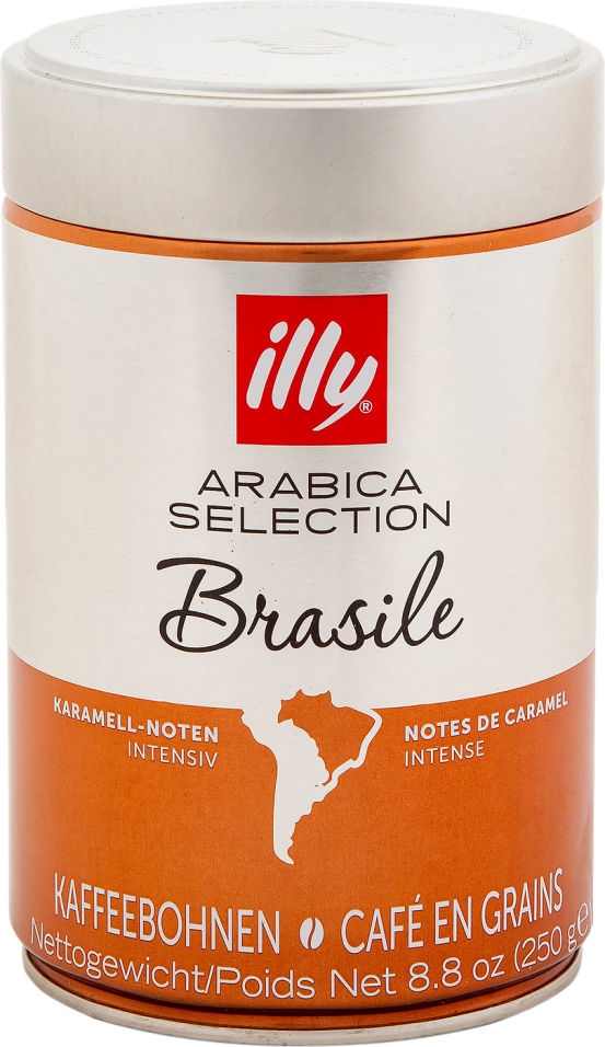 фото Кофе в зернах illy arabica selection brasile 250г