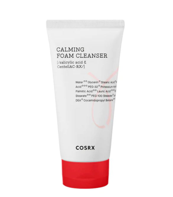 Пенка для умывания COSRX Calming Foam Cleanser успокаивающая, 150 мл cosrx набор из 4 средств для комбинированной кожи acne hero kit mild