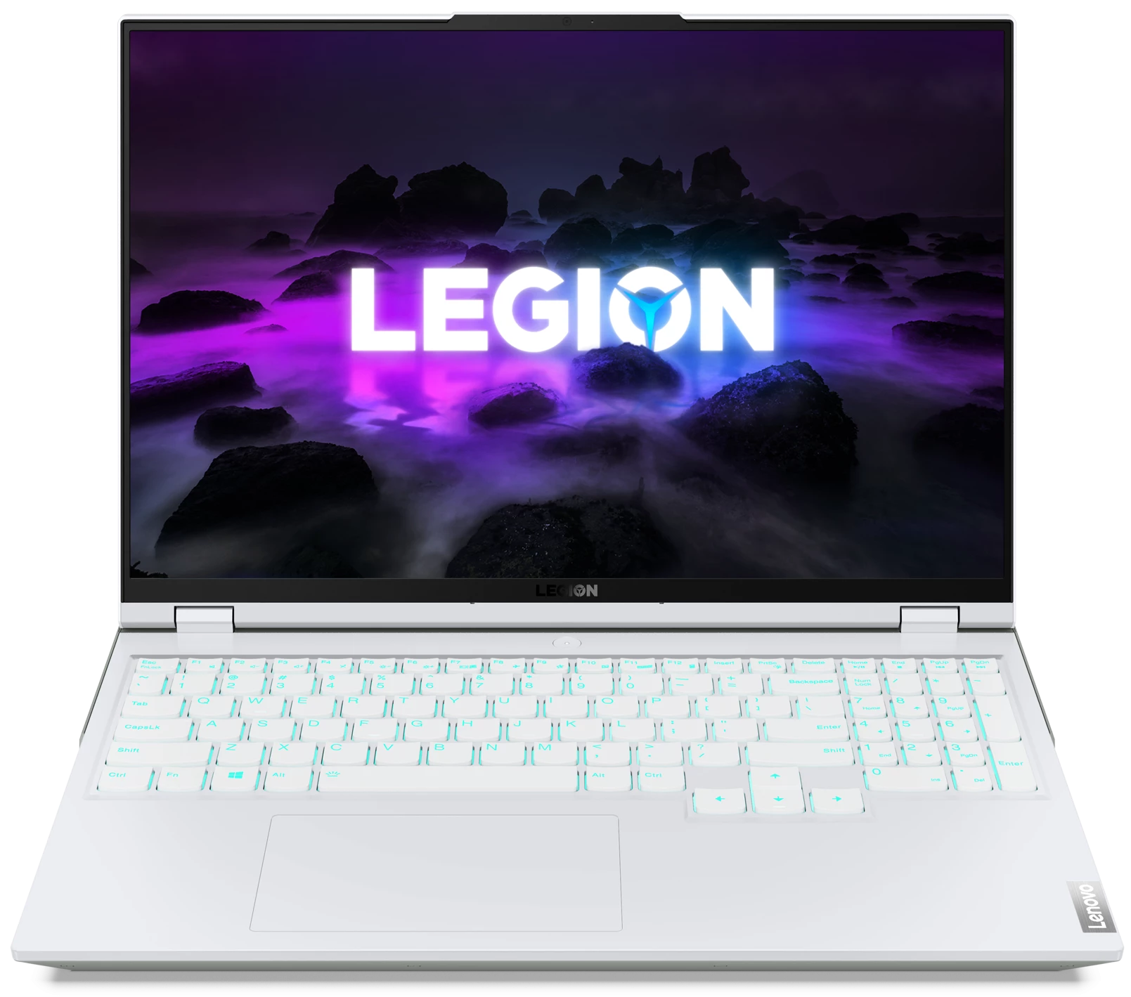 фото Игровой ноутбук lenovo legion 5 pro 16ach6 white (82js0007rk)