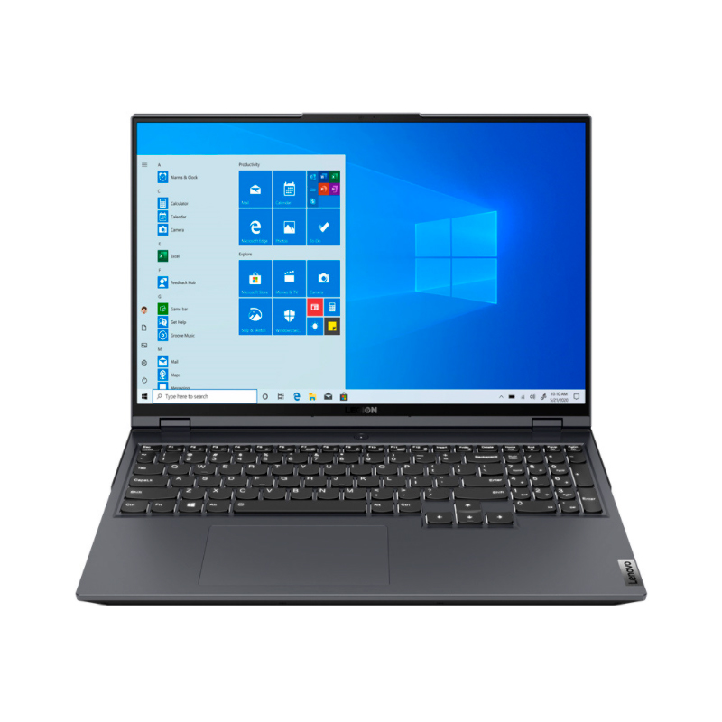 фото Игровой ноутбук lenovo legion 5 pro 16ach6 grey (82js0008ru)