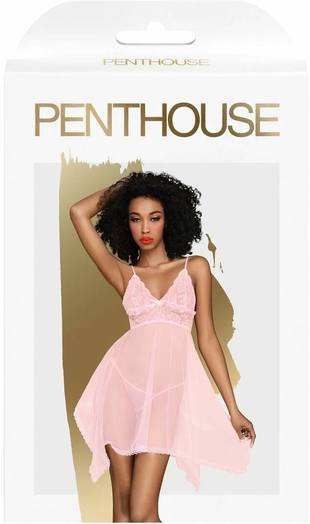 

Эффектная сорочка Penthouse Naughty doll розовая L-XL, Розовый, 3721030224