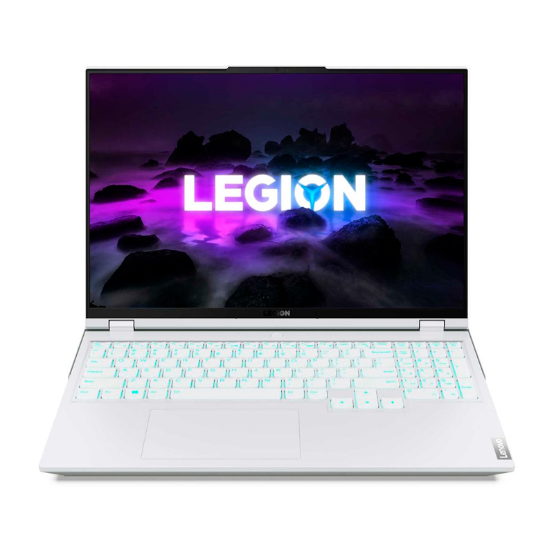 фото Игровой ноутбук lenovo legion 5 pro 16ach6h white (82jq00afrk)