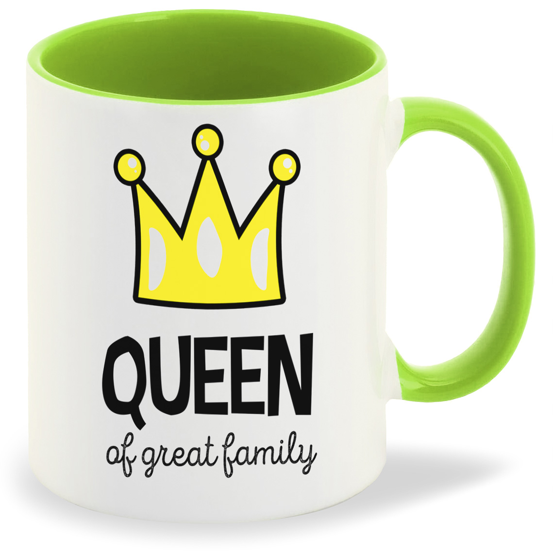 

Кружка CoolPodarok Прикол Семья Queen of great family Королева прекрасной семьи Мама, Прикол Семья Queen of great family Королева прекрасной семьи Мама