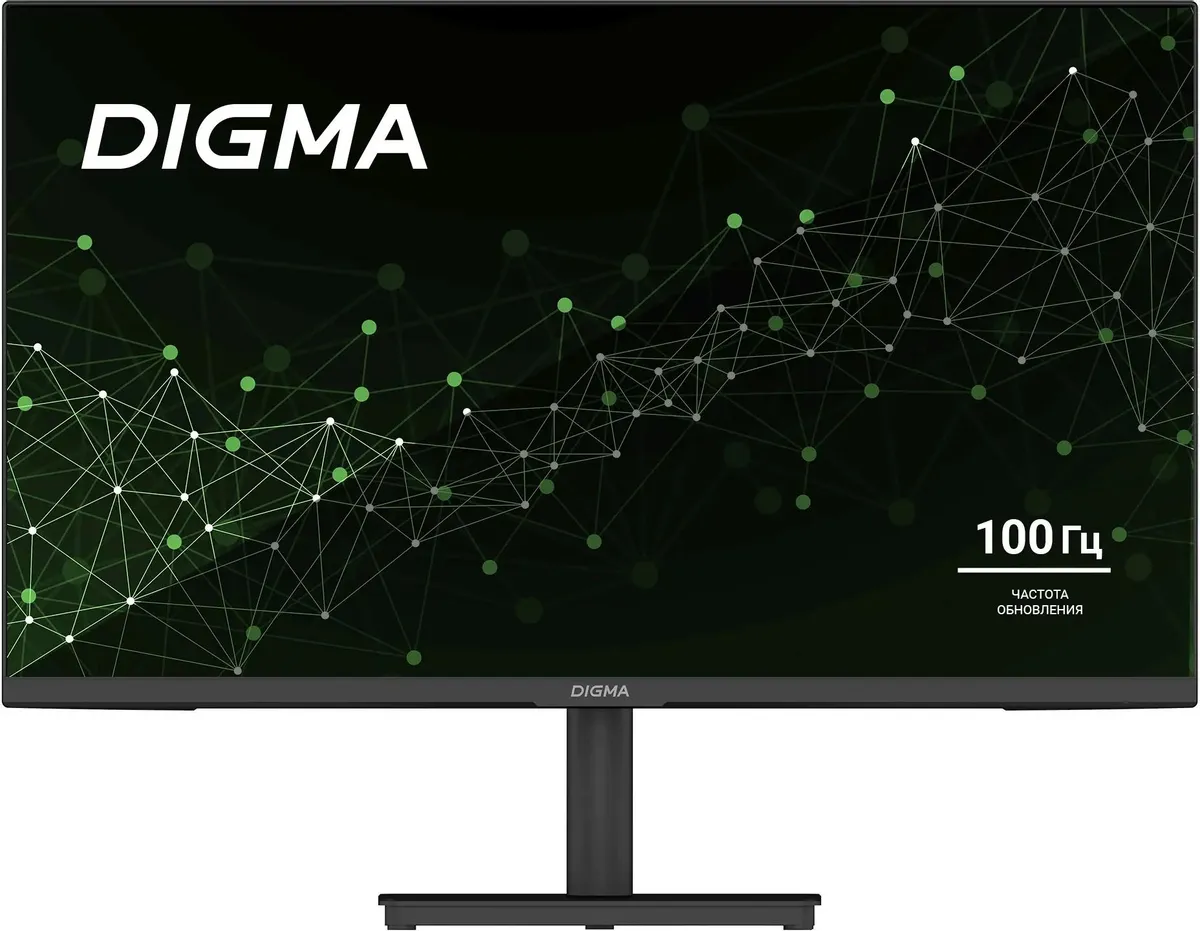 

23.8" Монитор DIGMA Progress 24A502F Black 100Hz 1920x1080 VA, Черный, Progress 24A502F