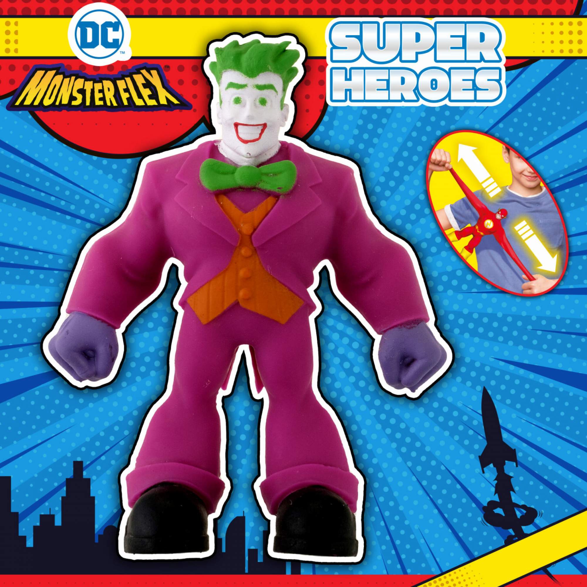 Жвачка для рук 1toy MONSTER FLEX SUPER HEROES, The Joker