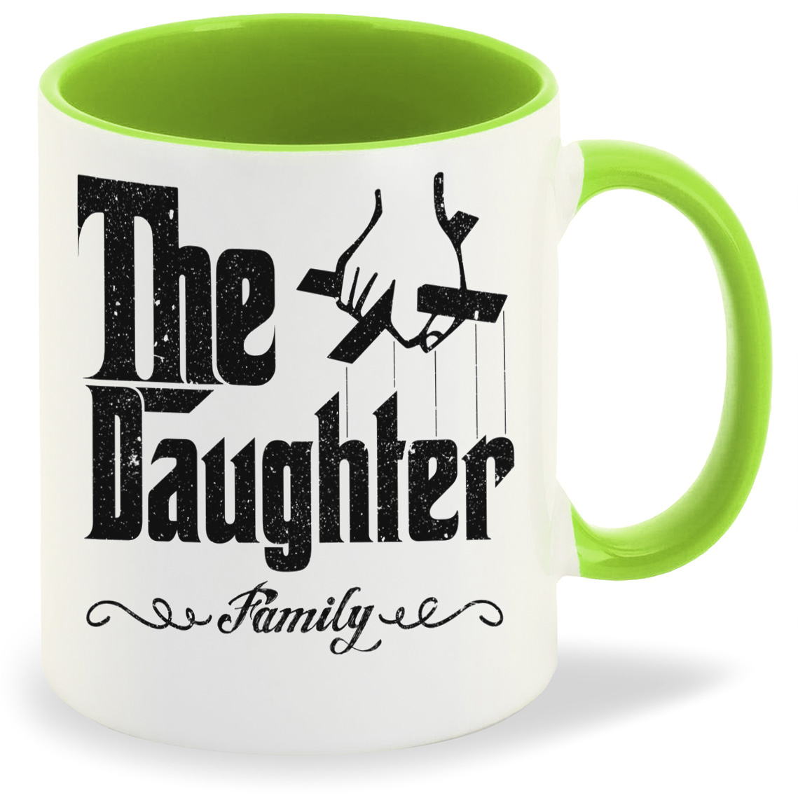 

Кружка CoolPodarok Прикол Семья The daughter Дочь, Прикол Семья The daughter Дочь