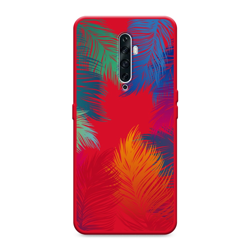 

Чехол Awog на Oppo Reno 2Z "Рамка из перьев", Разноцветный, 251853-1