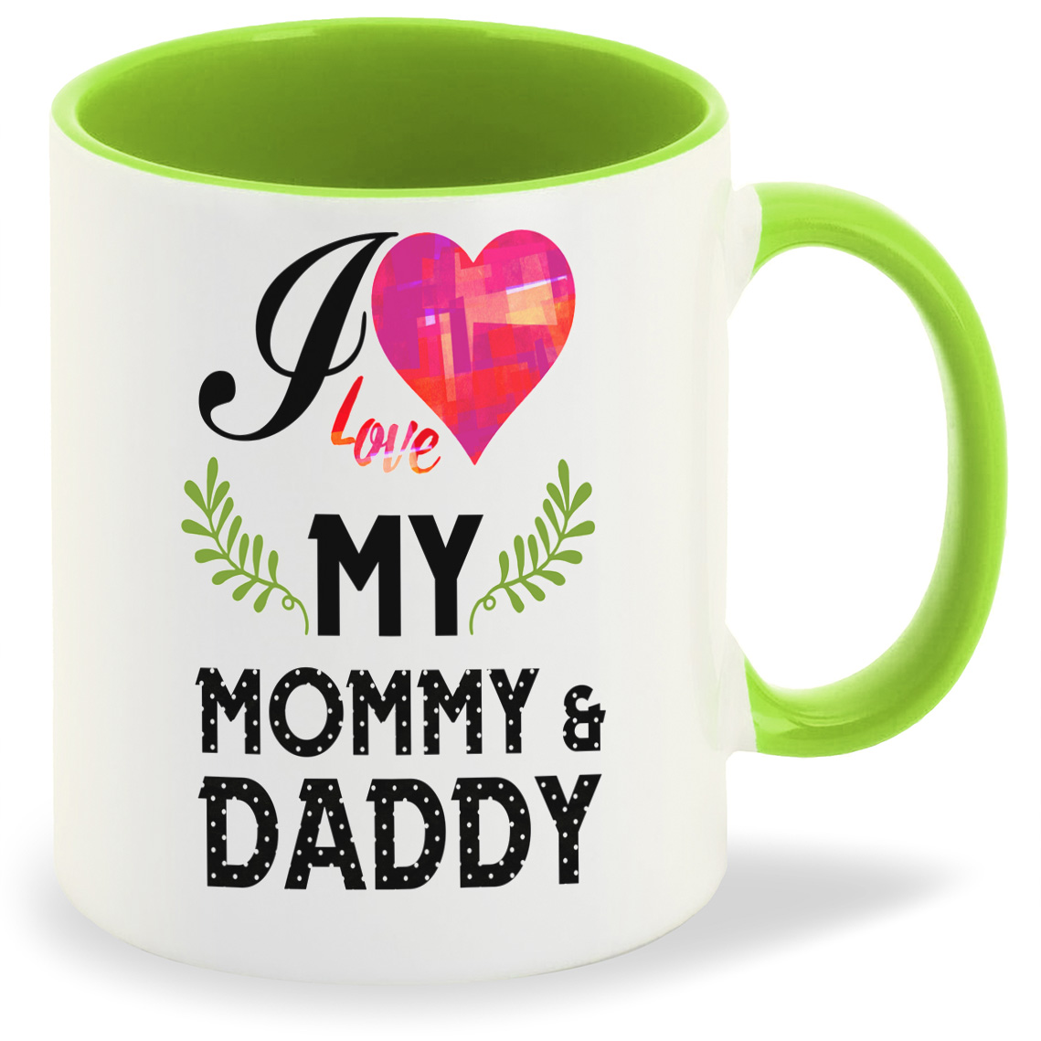 

Кружка CoolPodarok Прикол Семья I love my mommy and daddy Я люблю маму и папу, Прикол Семья I love my mommy and daddy Я люблю маму и папу