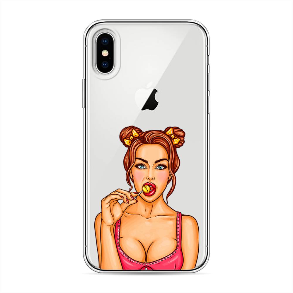 

Чехол Awog на Apple iPhone XS (10S) / Айфон XS (10S) "Вкусный леденец", Разноцветный, 11850-7