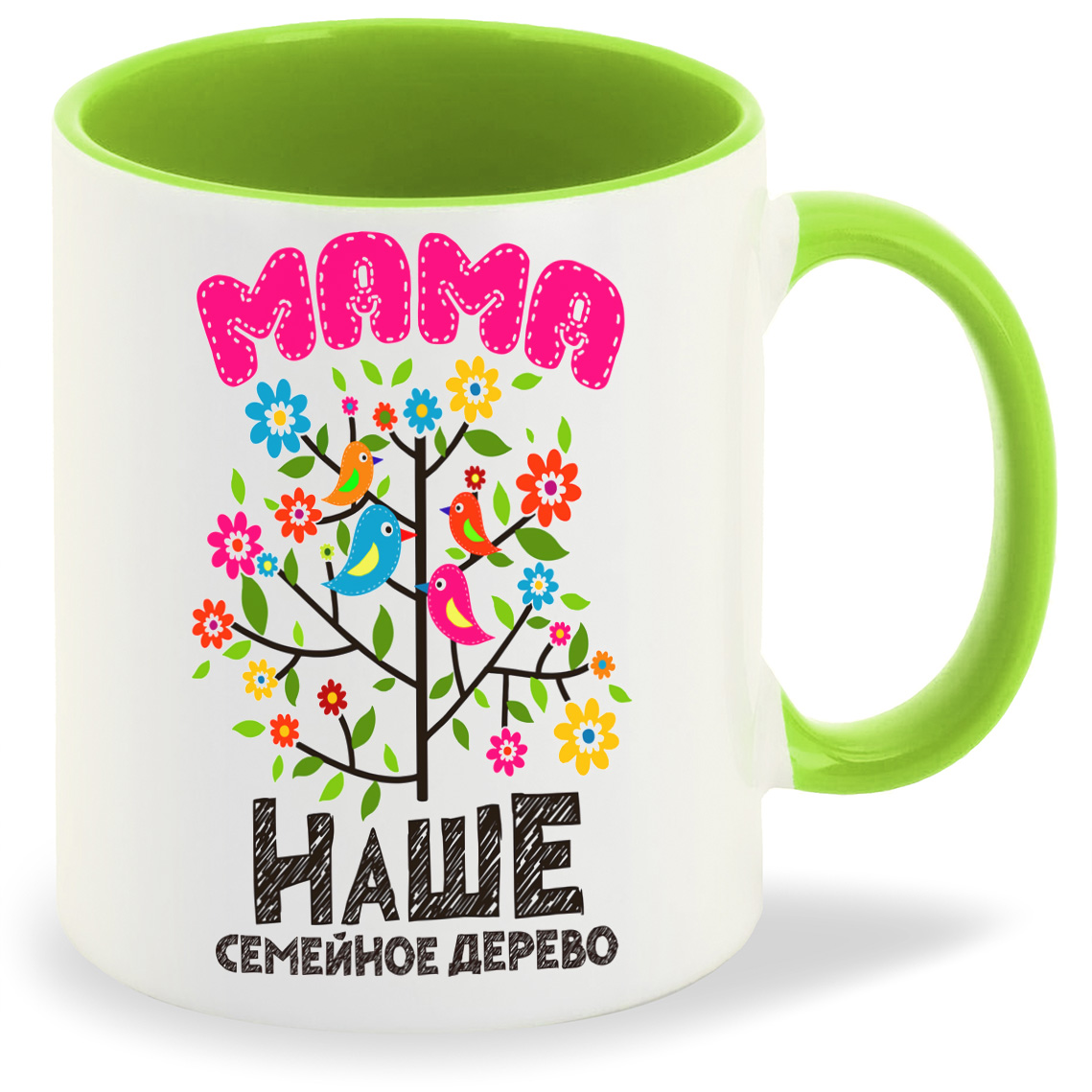 

Кружка CoolPodarok Прикол Семья Наше семейное дерево Мама, Прикол Семья Наше семейное дерево Мама