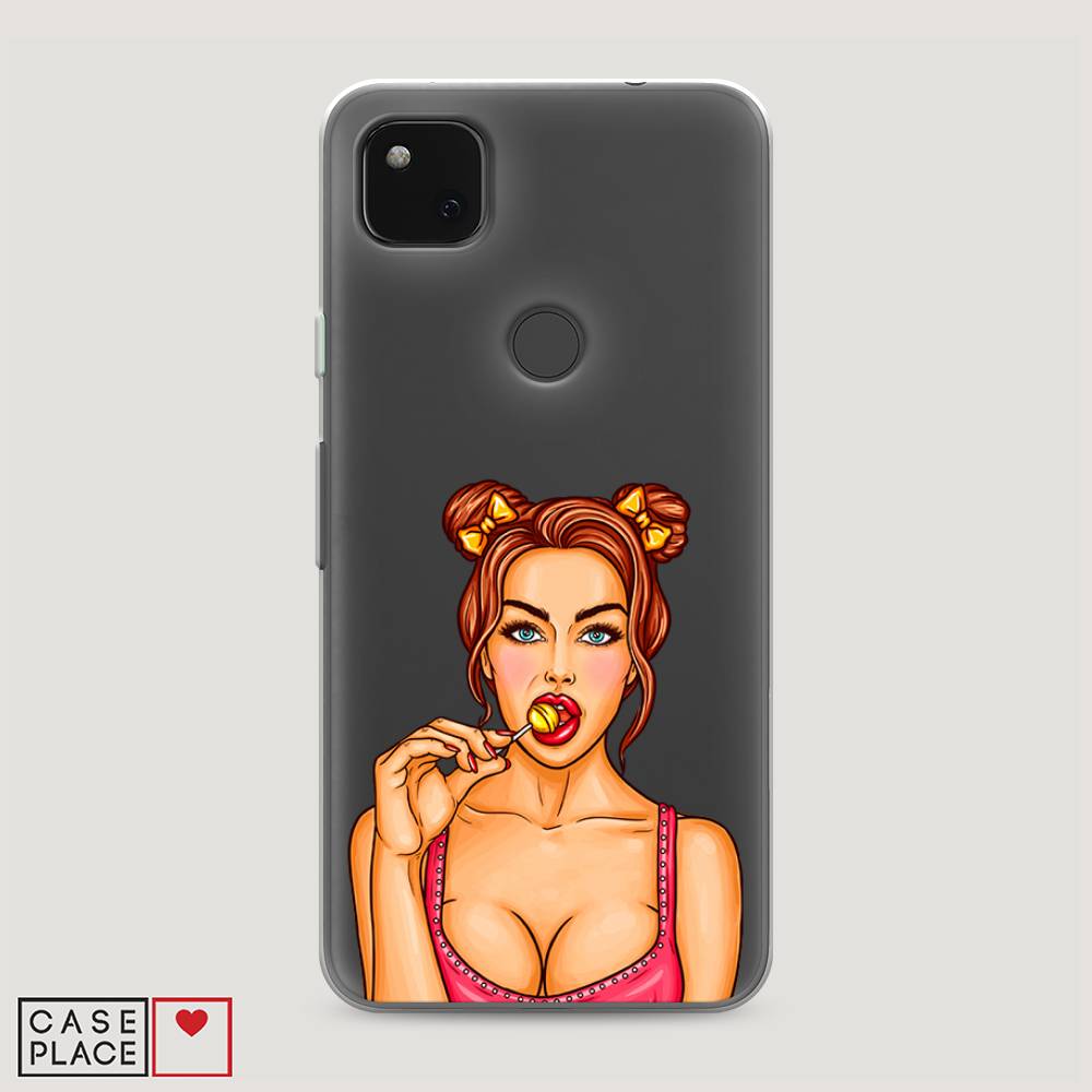

Чехол Awog на Google Pixel 4A "Вкусный леденец", Разноцветный