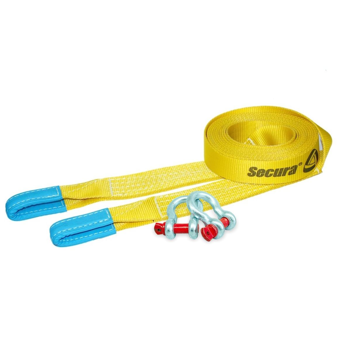 

Динамический строп (рывковый) Tplus 11 т 6 м серия PRO "Secura" + шаклы 3.25 т (2 шт.)