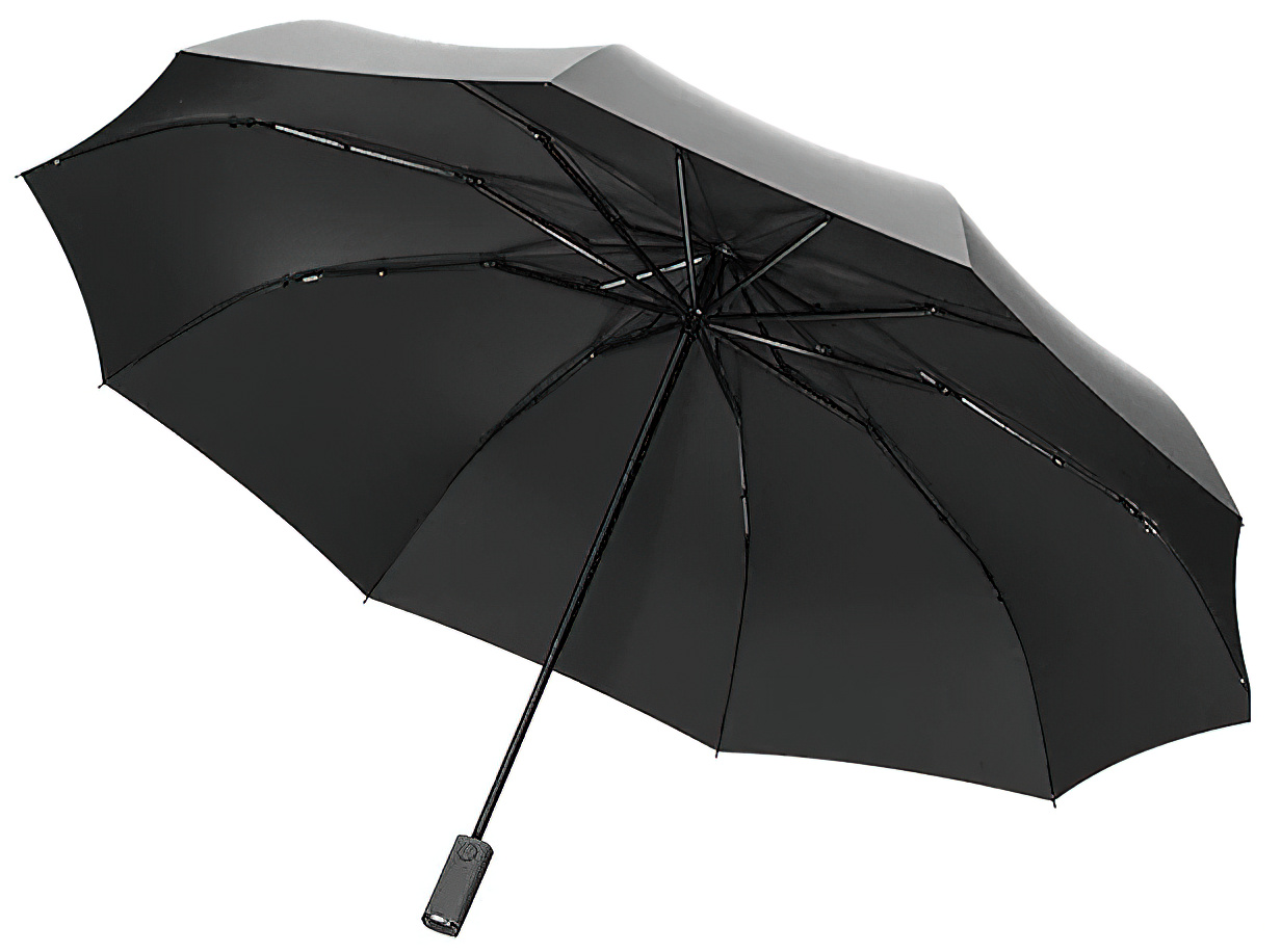 Зонт унисекс Xiaomi Zuodu Full Automatic Umbrella Led black