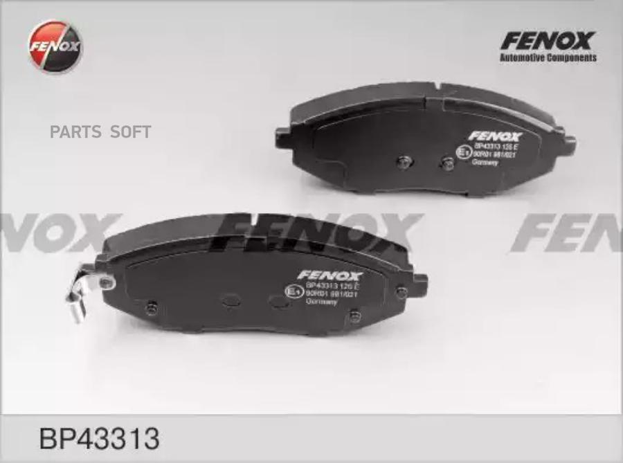 

Колодки Тормозные Chevrolet Spark 10- Передние FENOX BP43313