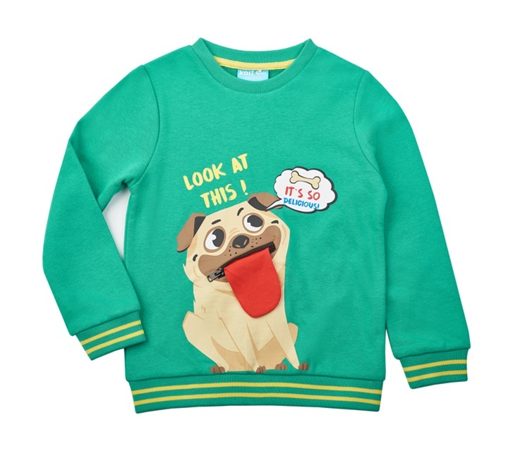 

Свитшот детский Kari Kids SS24C54700521, зеленый, 104, SS24C54700521