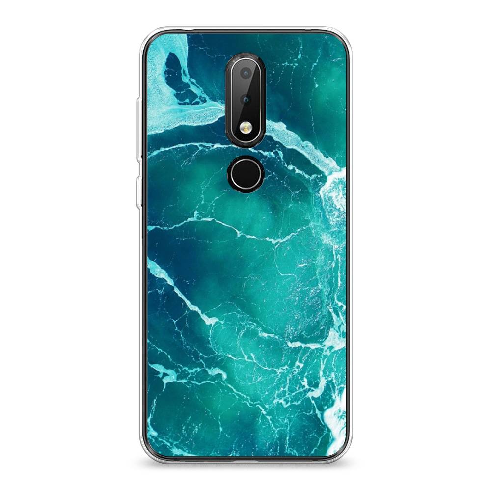 

Чехол Awog на Nokia 6.1 Plus / Нокиа 6.1 Plus "Изумрудный океан", Голубой;синий, 121850-4
