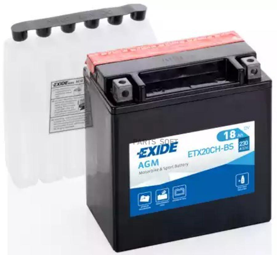 

EXIDE Аккумулятор EXIDE ETX20CHBS