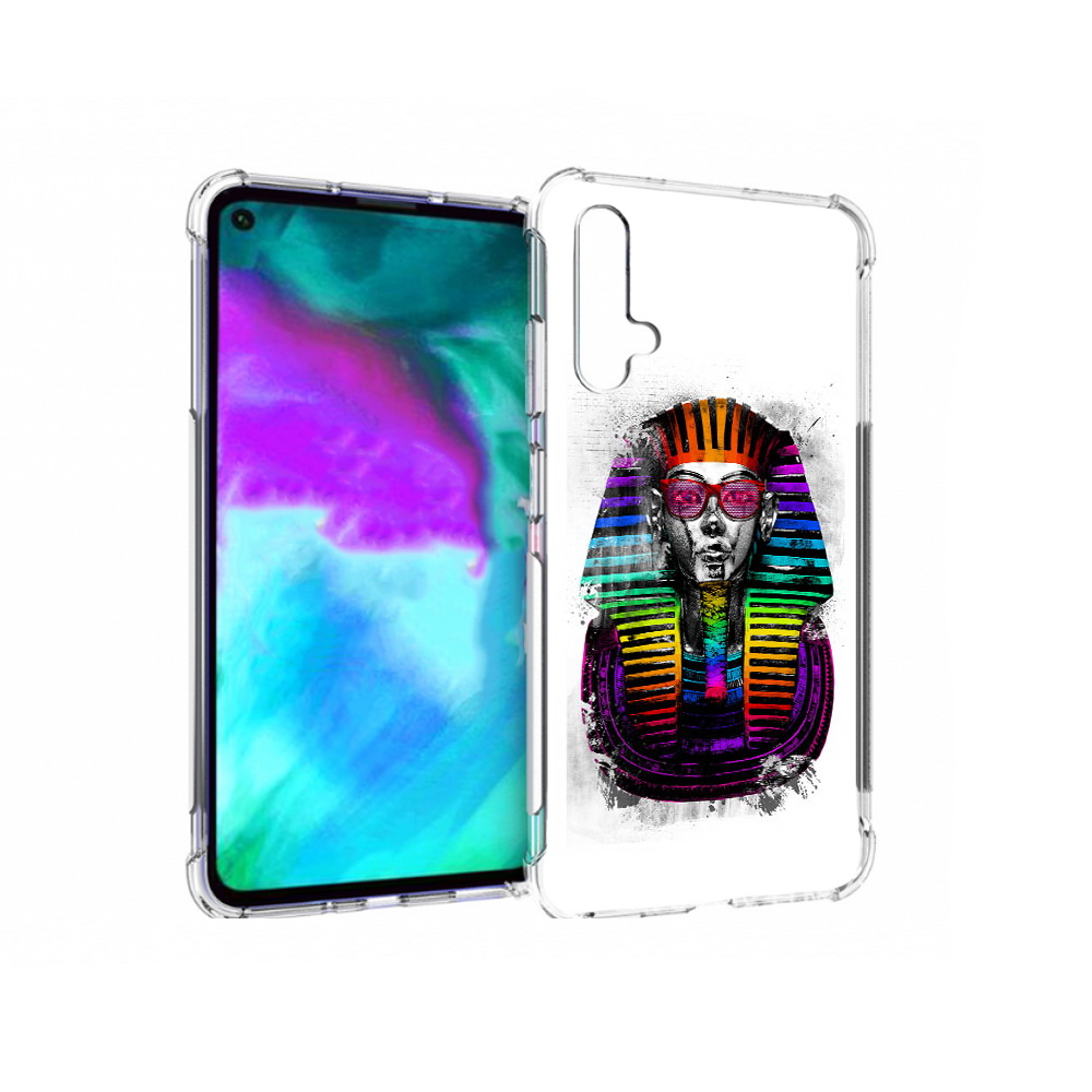 

Чехол бампер MyPads модная богиня для Huawei nova 5T противоударный, Прозрачный, Tocco