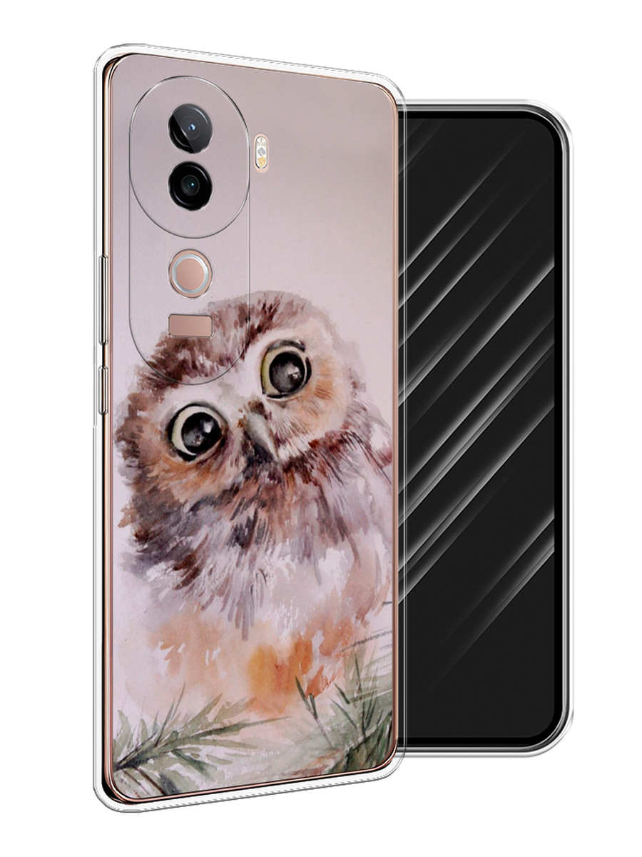 

Чехол Awog на Vivo V40e "Сова на розовом", Розовый;коричневый, 2611950-1