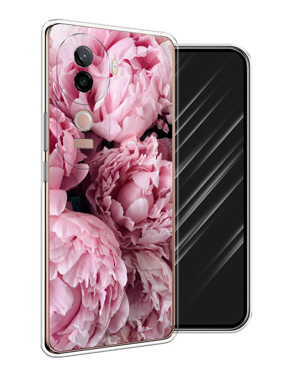 

Чехол Awog на Vivo V40e "Нежные пионы", Розовый;черный;белый, 2611950-1