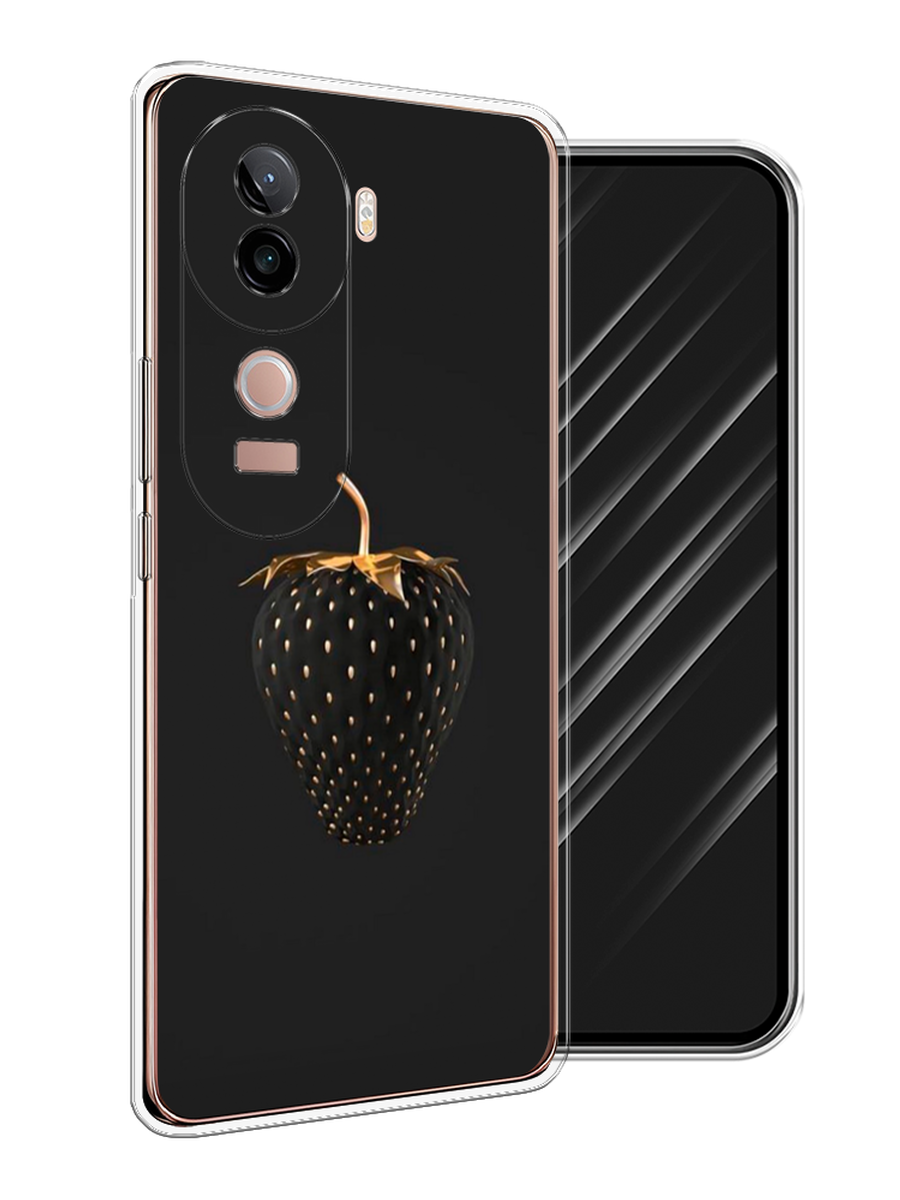 

Чехол Awog на Vivo V40e "Черно-золотая клубника", Черный;золотистый, 2611950-1