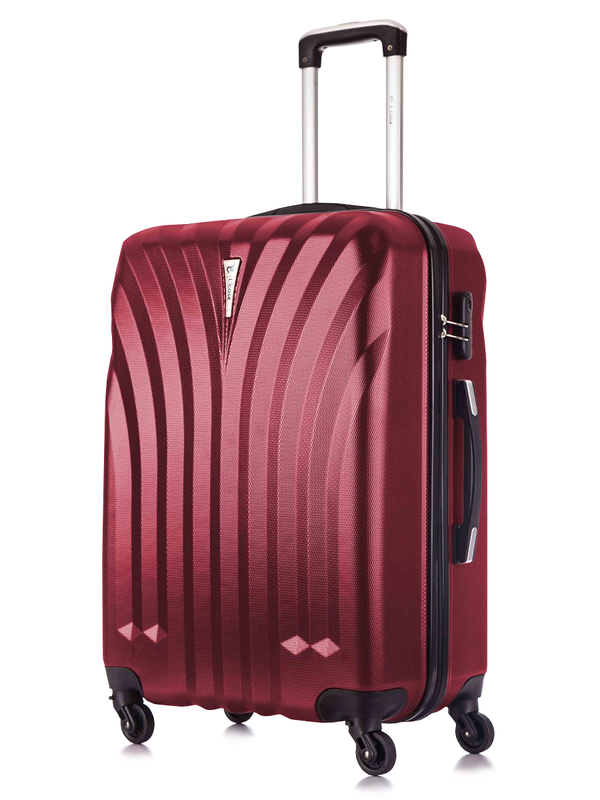 

Чемодан унисекс L'Case Lacase Phuket винный M, Бордовый, Phuket_1