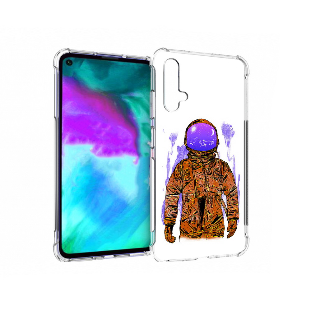 

Чехол бампер MyPads нарисованный мужчина в скафандре для Huawei, Прозрачный, Tocco