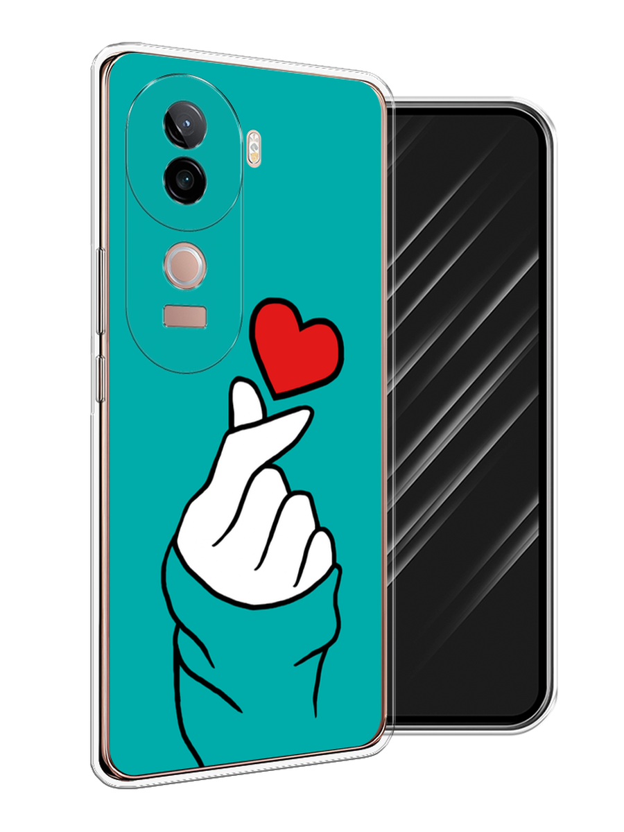 

Чехол Awog на Vivo V40e "Маленькое сердечко", Голубой;белый;красный, 2611950-1