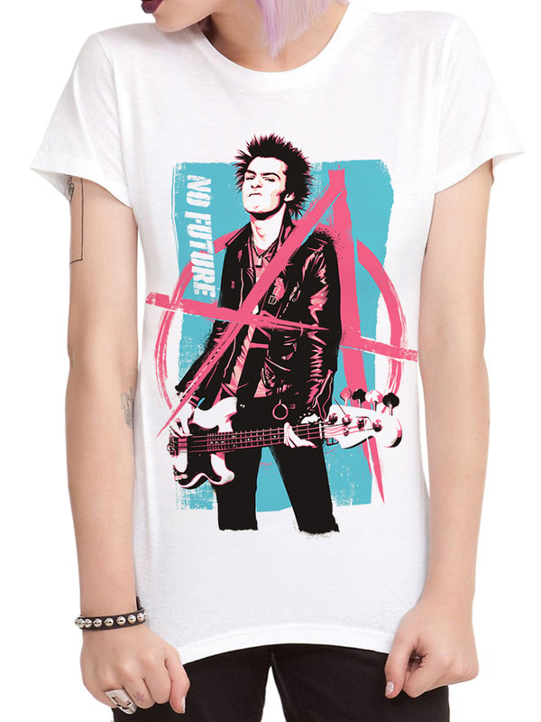 фото Футболка женская dreamshirts sex pistols женская30 белая xs