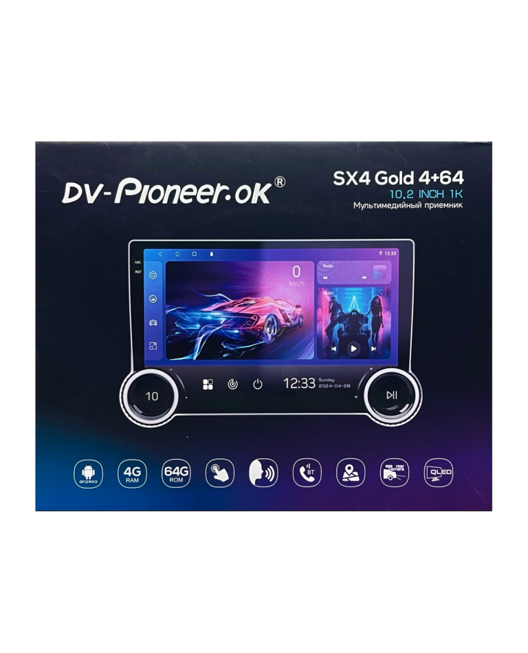 

Магнитола DV-Pioneer SX4 Gold 4/64 android (10 дюймов), SX4 Gold 4/64