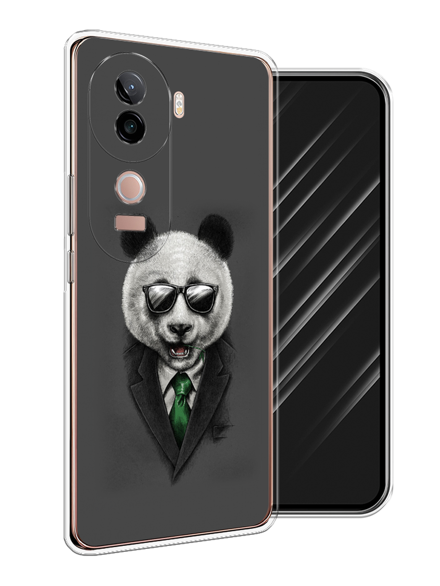 

Чехол Awog на Vivo V40e "Деловая панда", Серый;зеленый, 2611950-1