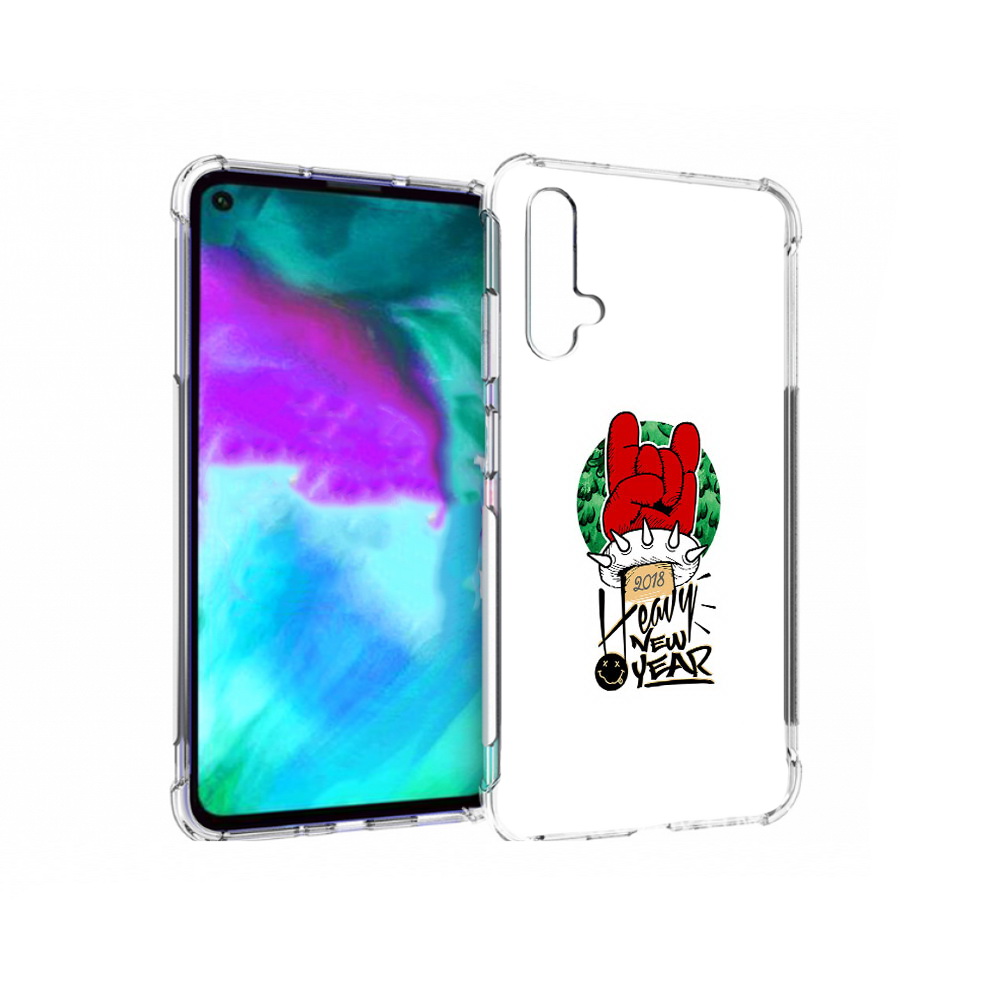 Чехол бампер MyPads Гангстер новый год для Huawei nova 5T против