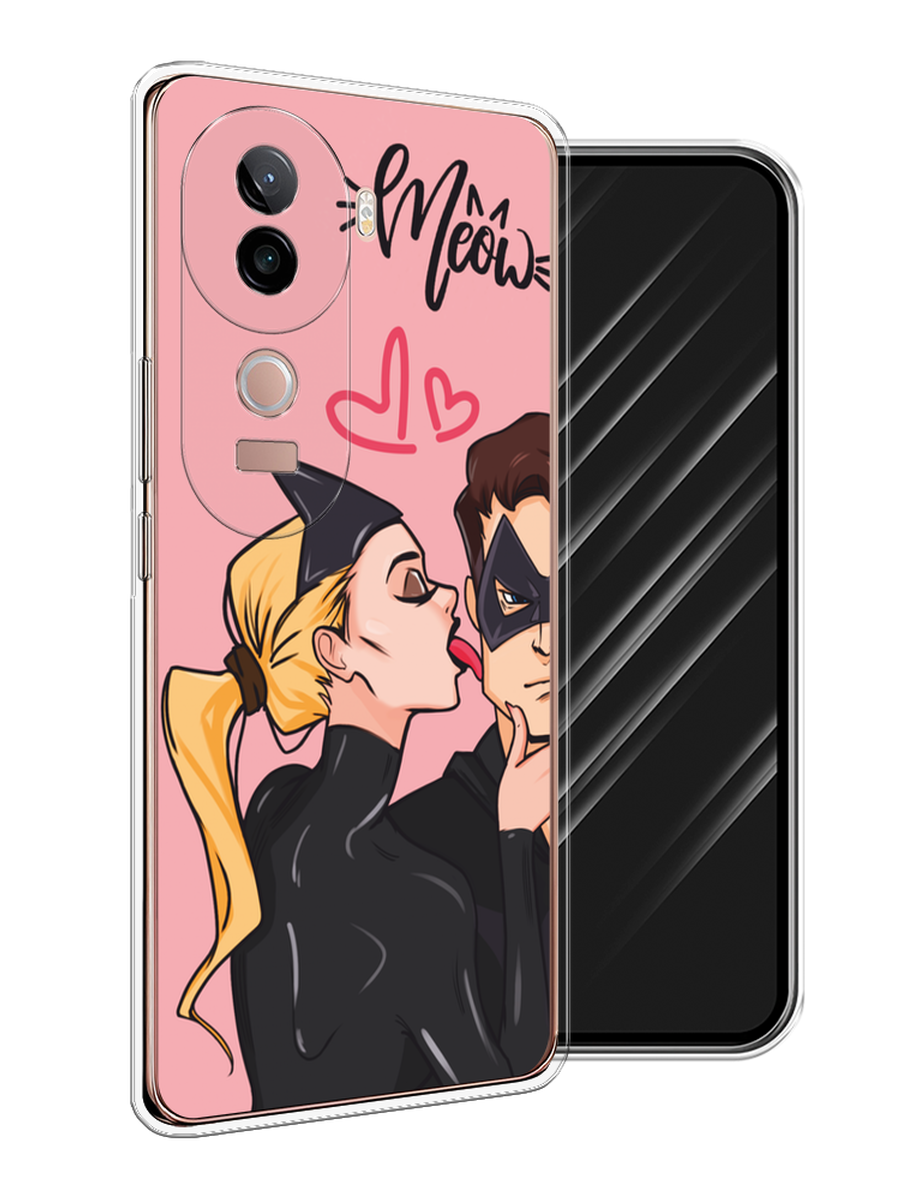 

Чехол Awog на Vivo V40e "Kiss of Cat Woman", Розовый;черный;бежевый, 2611950-1