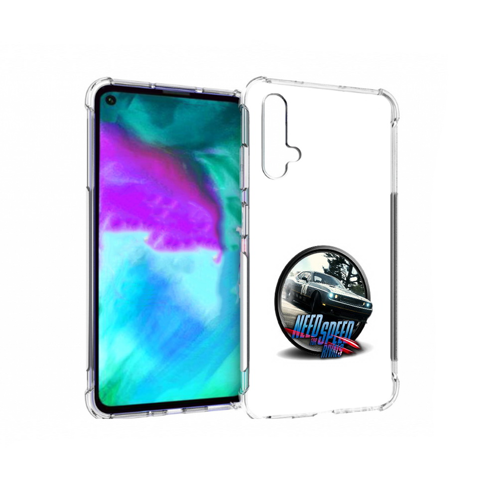 Чехол бампер MyPads Гонки для Huawei nova 5T противоударный