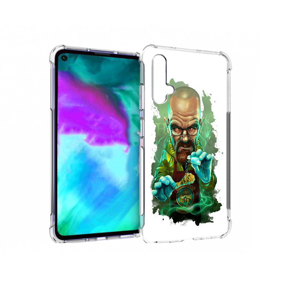 

Чехол бампер MyPads повар для Huawei nova 5T противоударный, Прозрачный, Tocco