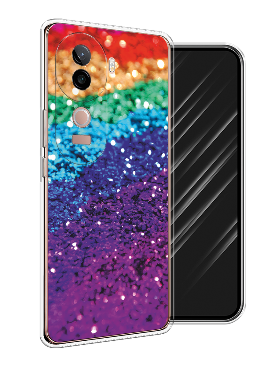 

Чехол Awog на Vivo V40e "Блестящая радуга рисунок", Разноцветный, 2611950-1