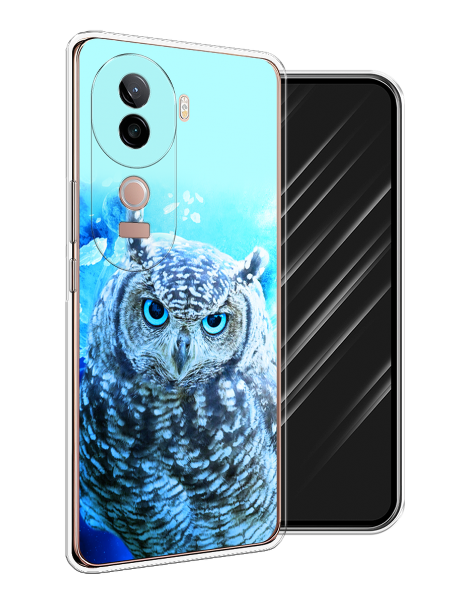 

Чехол Awog на Vivo V40e "Сова арт 7", Синий;голубой, 2611950-1