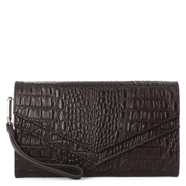 фото Женская сумка-клатч tendance wl21-320 темно-коричневая