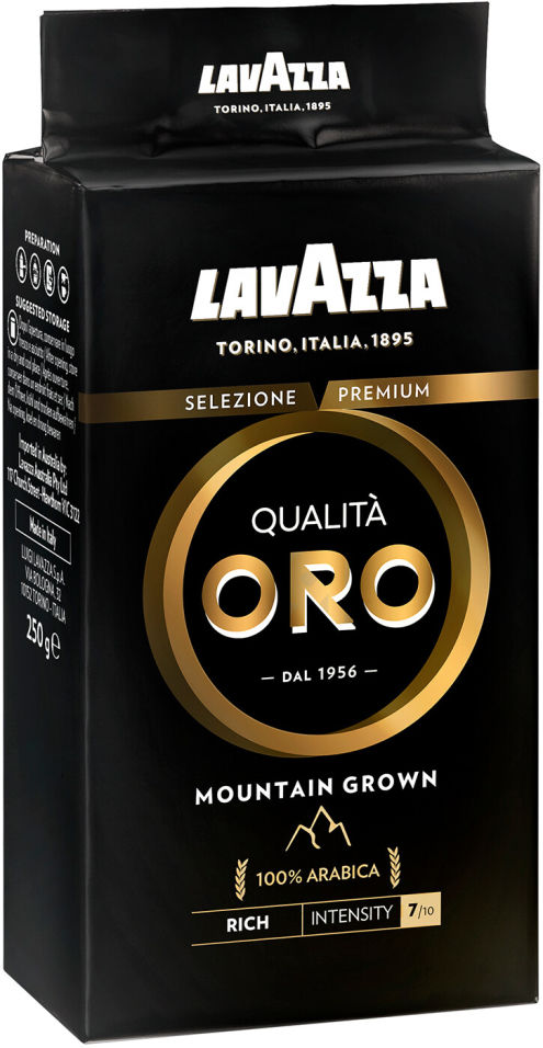 Кофе молотый Lavazza Qualita Oro Mountain Grown 250г