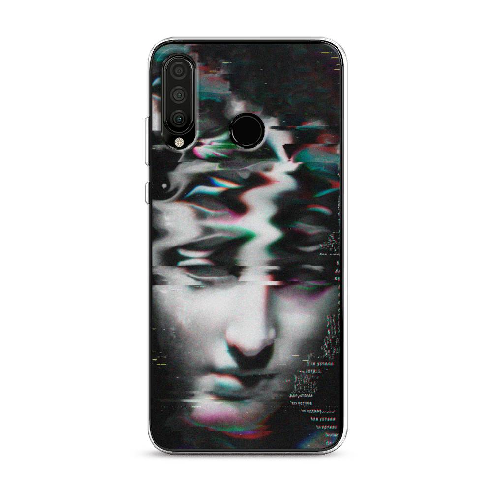 

Чехол Awog на Honor 20 Lite 2020 "Glitch Art", Серый, 611250-9