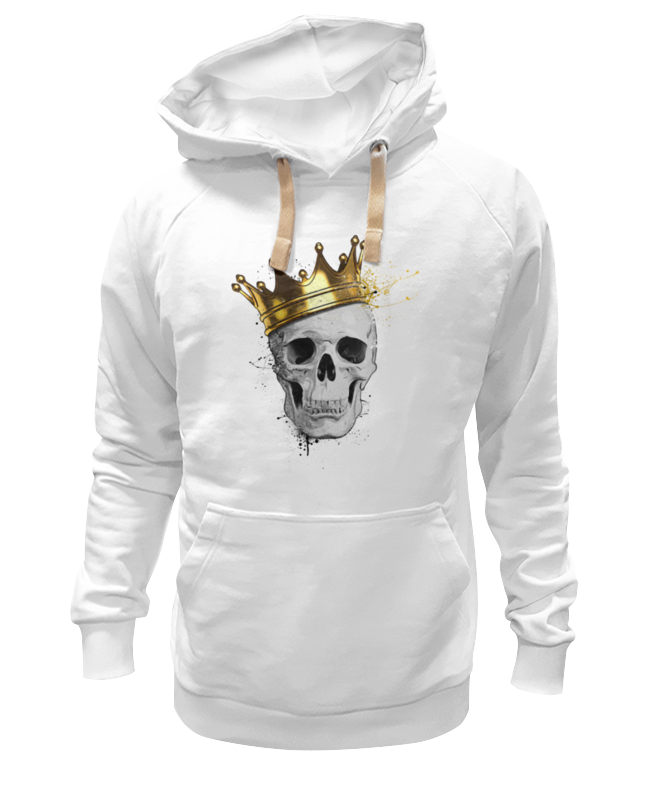 

Худи унисекс Printio Король белое XS, Белый, Король