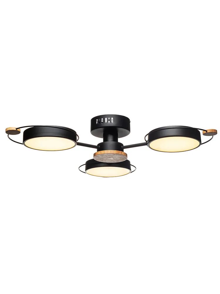 фото Люстра lamplandia l1479 bergen black, led 3 12вт