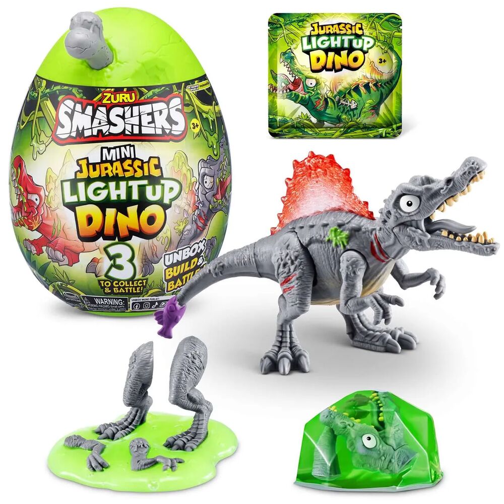 

Игровой набор Zuru Smashers Dino JURASSIC mini, свет 74107, 74107