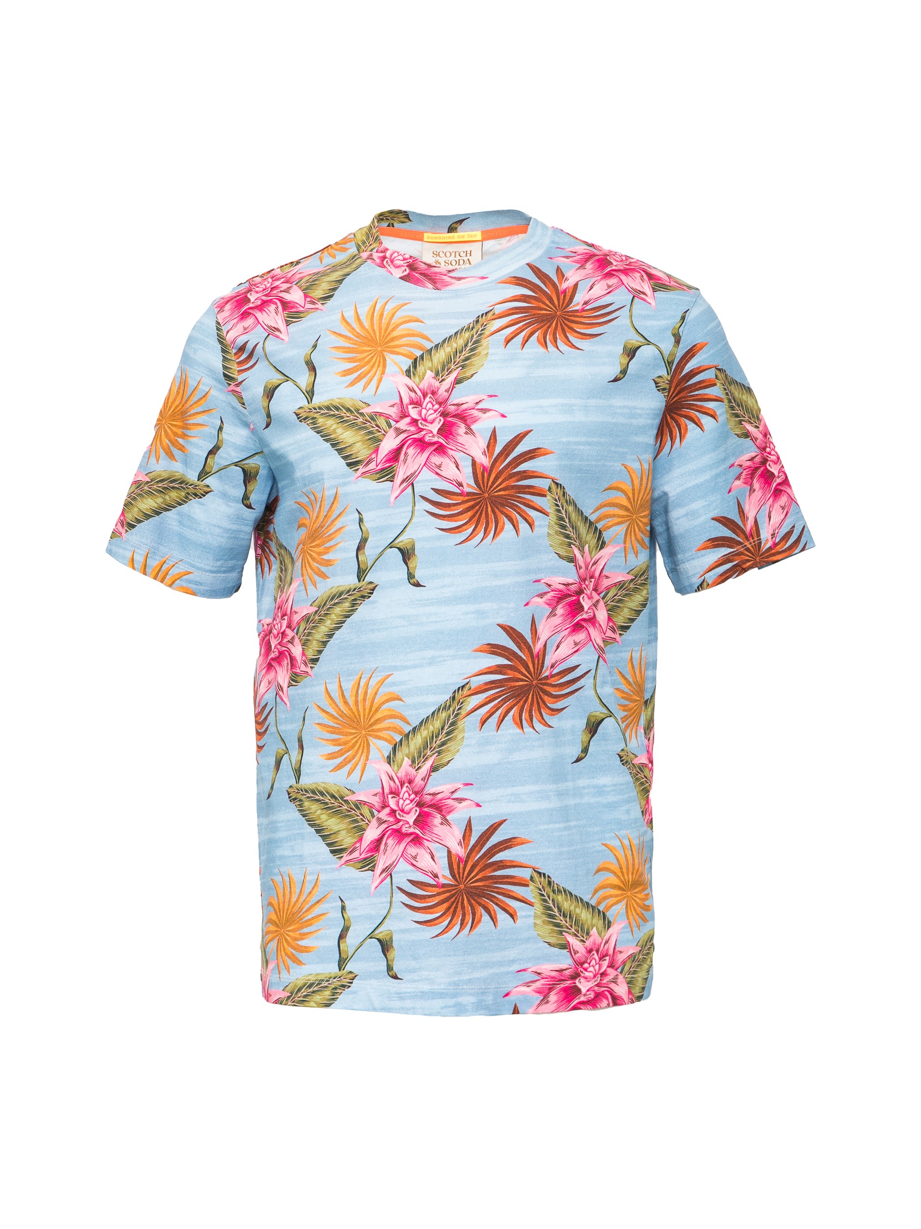 

Футболка мужская Scotch & Soda 166058 разноцветная 48 RU, Разноцветный, 166058