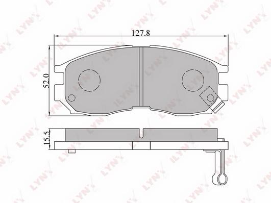 

Колодки торм.пер.MITSUBISHI Colt 1.8 90-96/Eclipse =>99/Galant =>92/Lancer 1.8 =>03, HYUND