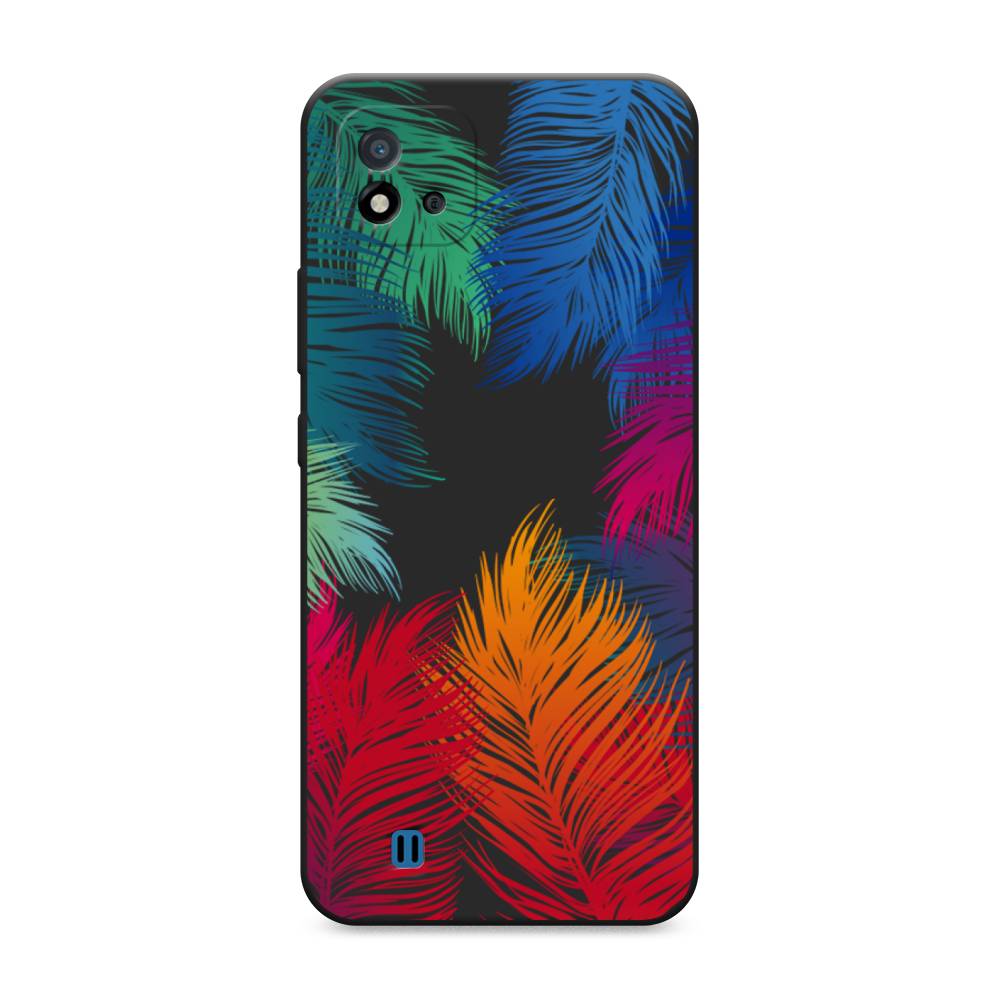 

Чехол Awog на Realme C20 "Рамка из перьев", Разноцветный, 254852-1
