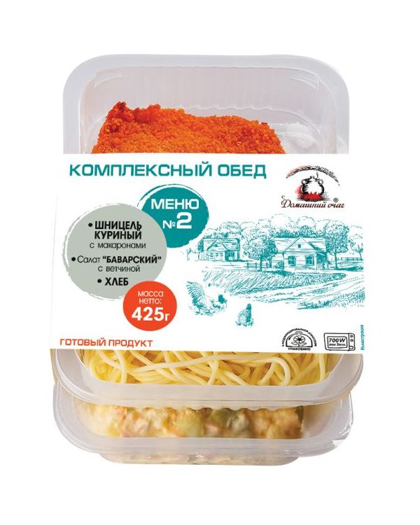 

Комплексный обед А вкусно № 1 425 г