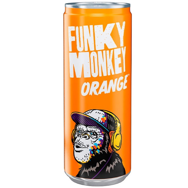 

Газированный напиток Funky Monkey Orange 0,33 л