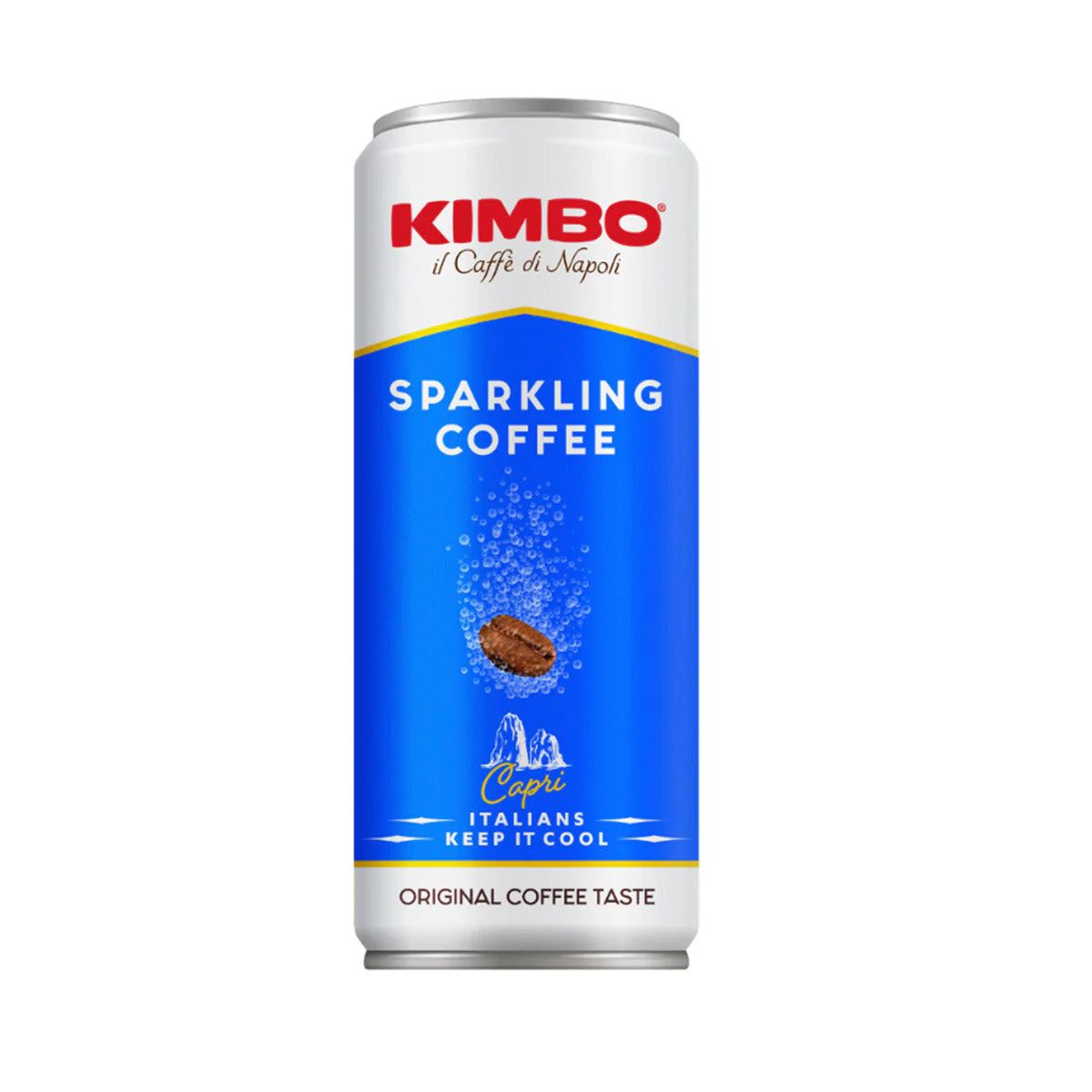 

Газированный напиток Kimbo Sparkling кофе сильногазированный 0,25 л