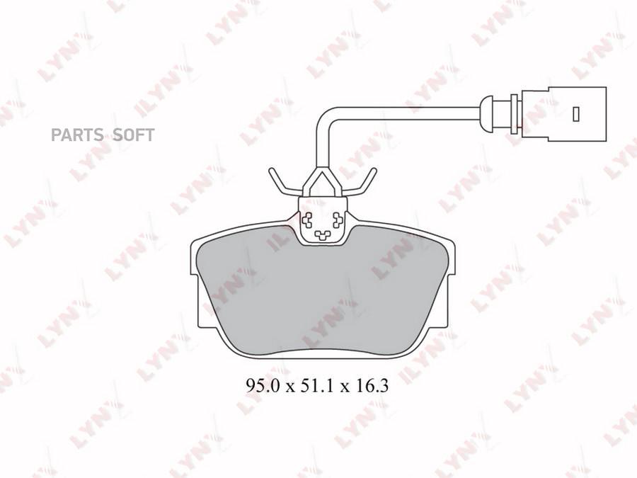 

Колодки торм.задн.VW Transporter IV 1.9D-2.8 90-03, Sharan 1.8T-2.8 95-10, FORD Galaxy 1.9